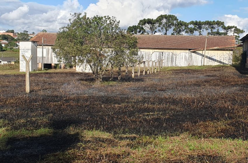  Incêndio em mata rasteira mobiliza bombeiros