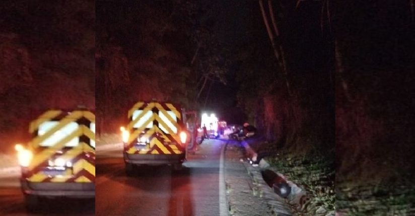  ACIDENTE FATAL: motoqueiro perde a vida na BR-280 em Corupá