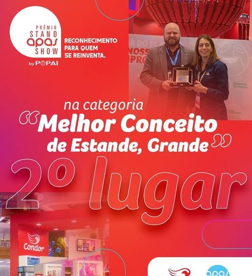  Condor é Vice-Campeã no prêmio APAS SHOW