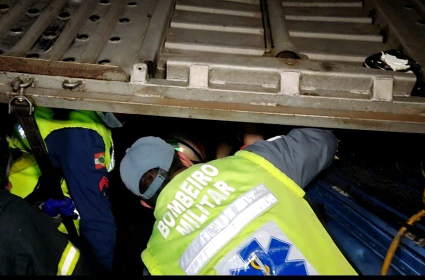  MORTE: Caminhoneiro perde a vida em acidente