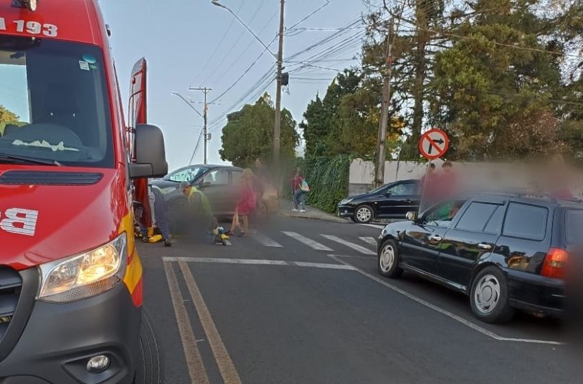  FERIMENTOS: Mulher se acidentou de moto