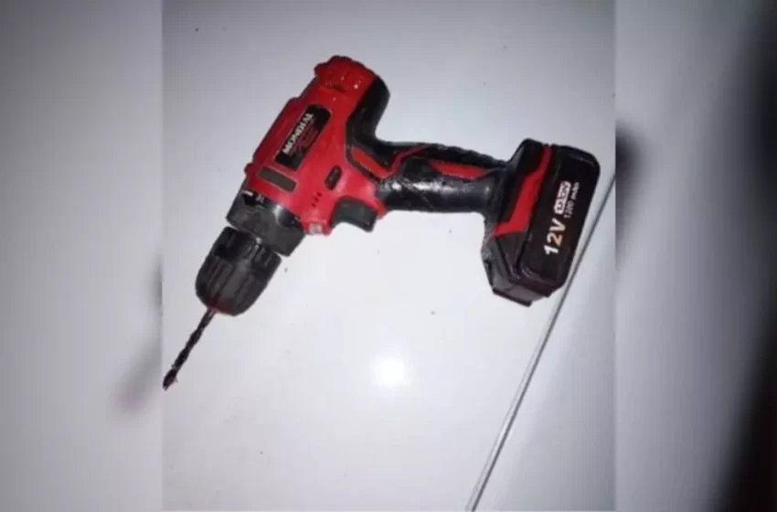  Agressor usa furadeira para atacar mulher, causa confusão e acaba preso