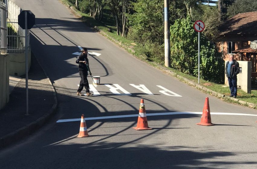  ATENÇÃO: Rua Valter Grosskopf é interditada para acesso à Rodovia SC-418