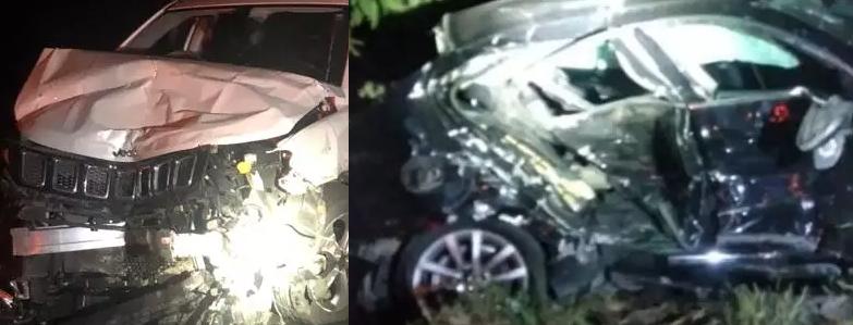  Passageira morre após colisão entre dois carros na BR-470