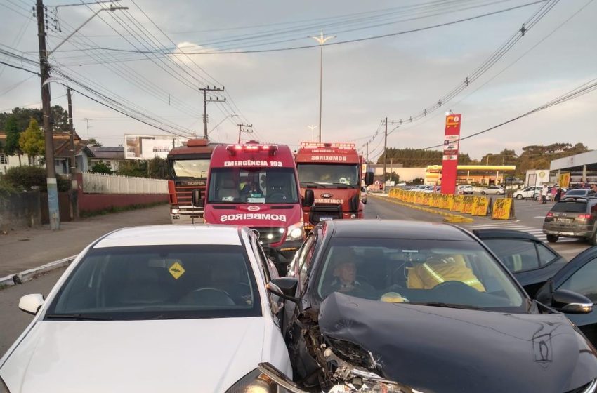  Acidente no final da tarde de domingo em Rio Negrinho