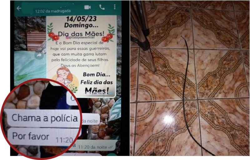  ‘Chama a polícia’: mulher pede socorro após levar choques do marido