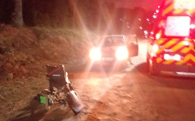  Cadeirante atropelado em via pública