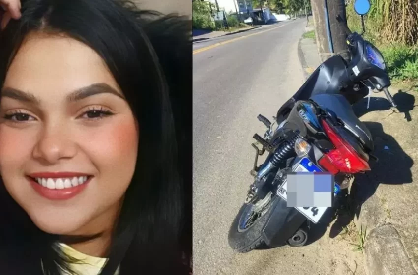 Jovem de 23 anos morre após perder controle da moto e bater em placa