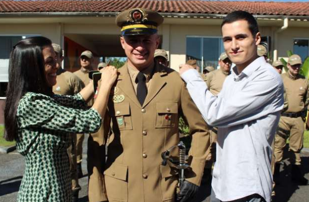 Aspirante do 23º batalhão da PM é promovido