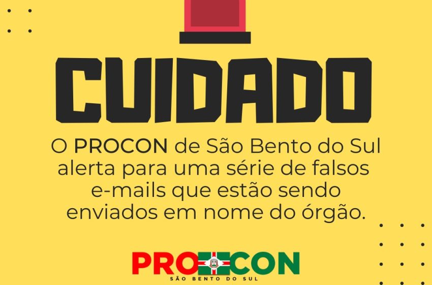  ATENÇÃO: Procon alerta sobre golpes de e-mails falsos