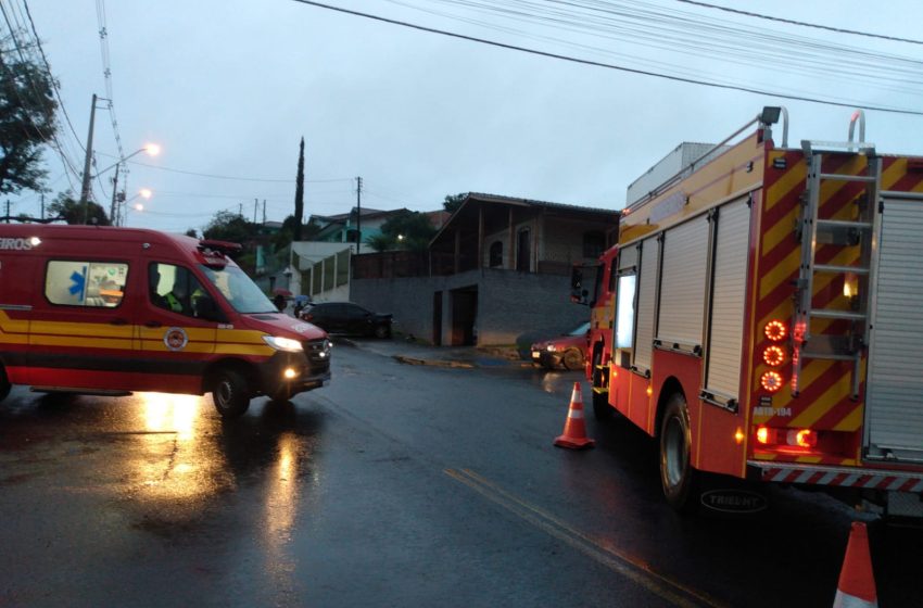  Homem fica ferido e é conduzido ao Hospital
