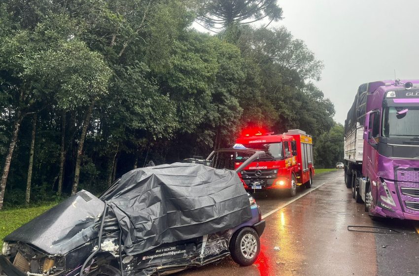  ACIDENTE FATAL: duas pessoas perdem a vida na manhã desta quinta-feira