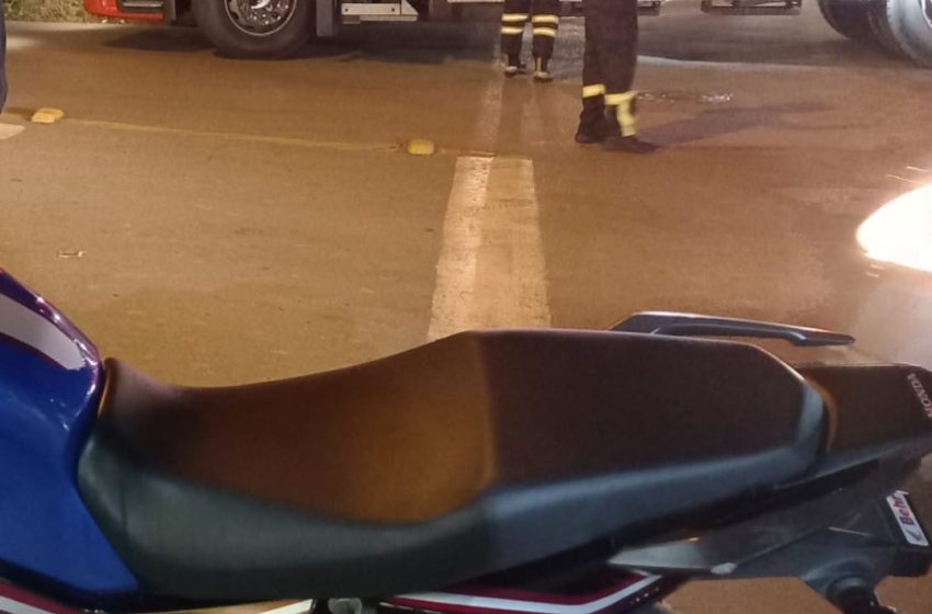  Mtociclista fica ferido em acidente no Boehmerwald