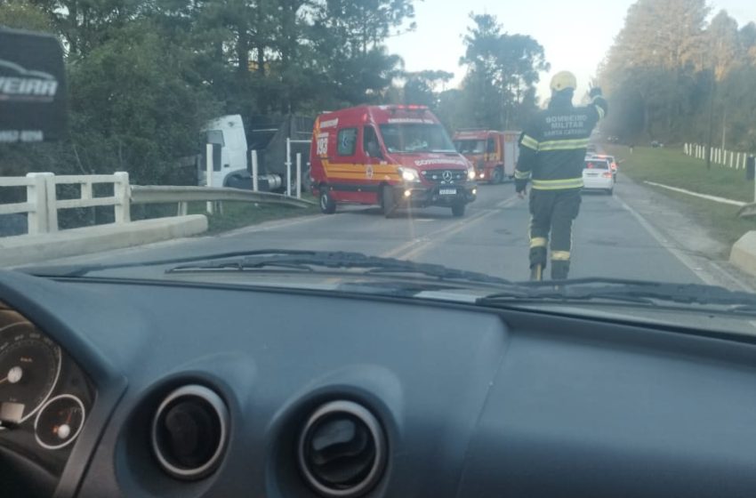  Acidente próximo à ponte Pit Pit