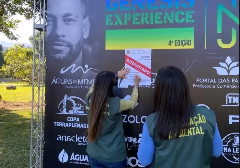  Mansão da família Neymar é interditada após flagrante de crime ambiental