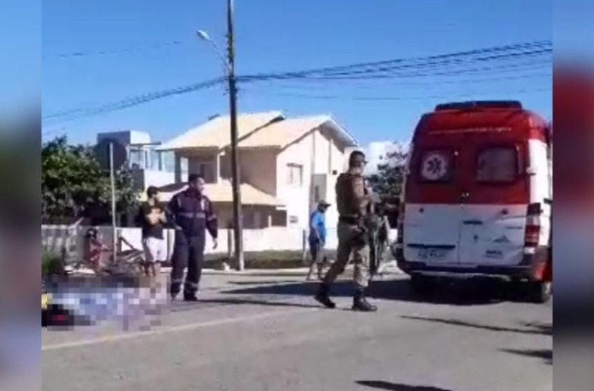  Homem de 68 anos morre após colisão entre bicicletas