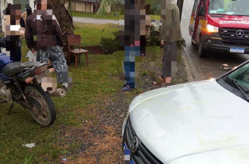  Acidente na Conrado Liebl em Serra Alta  