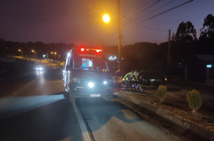  Motociclista se feriu ao desviar cachorro