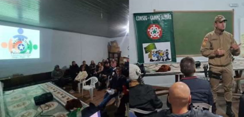  Polícia Militar se reúne com lideranças em Campo Alegre