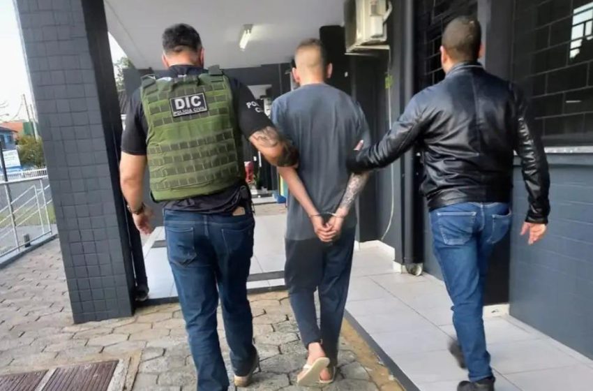  Traficante é preso na tarde de domingo em São Bento do Sul
