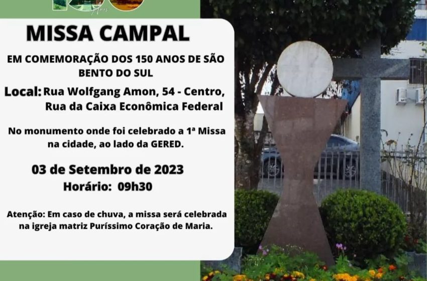  Missa Campal em Ação de Graças pelo aniversário de São Bento
