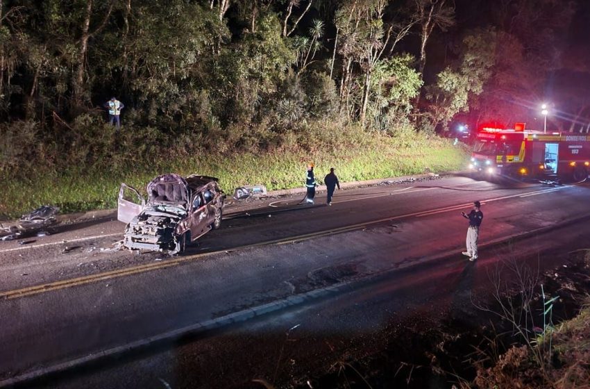  DUAS VÍTIMAS: Mais um grave acidente na BR-280