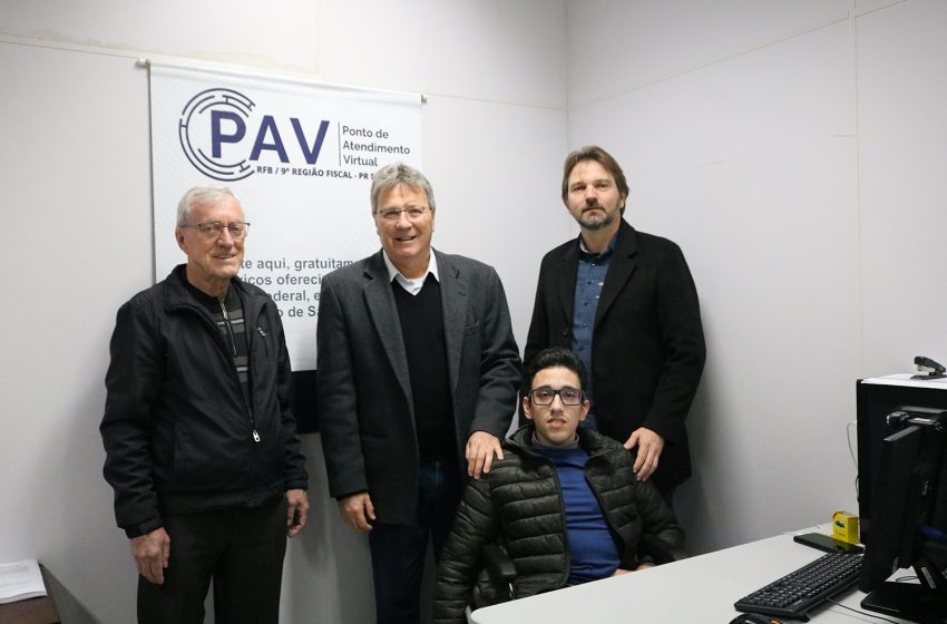  Receita Federal inaugura ponto de atendimento virtual em São Bento do Sul