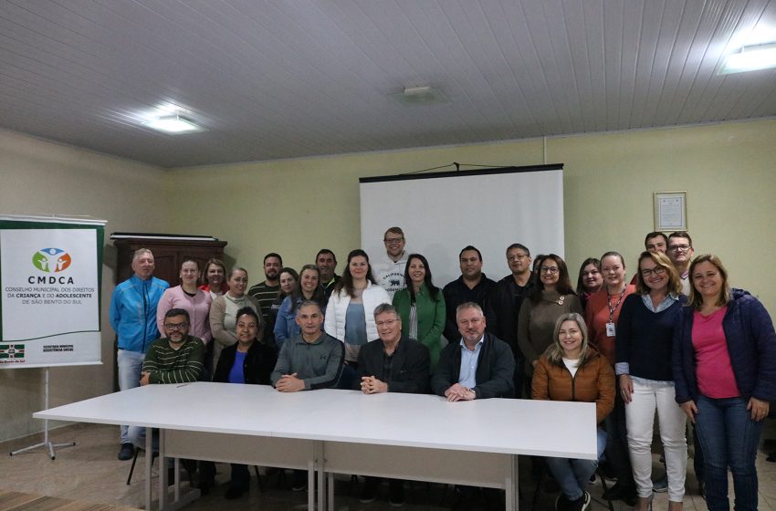  Nova Diretoria do Conselho Municipal dos Direitos da Criança e do Adolescente em São Bento do Sul toma posse