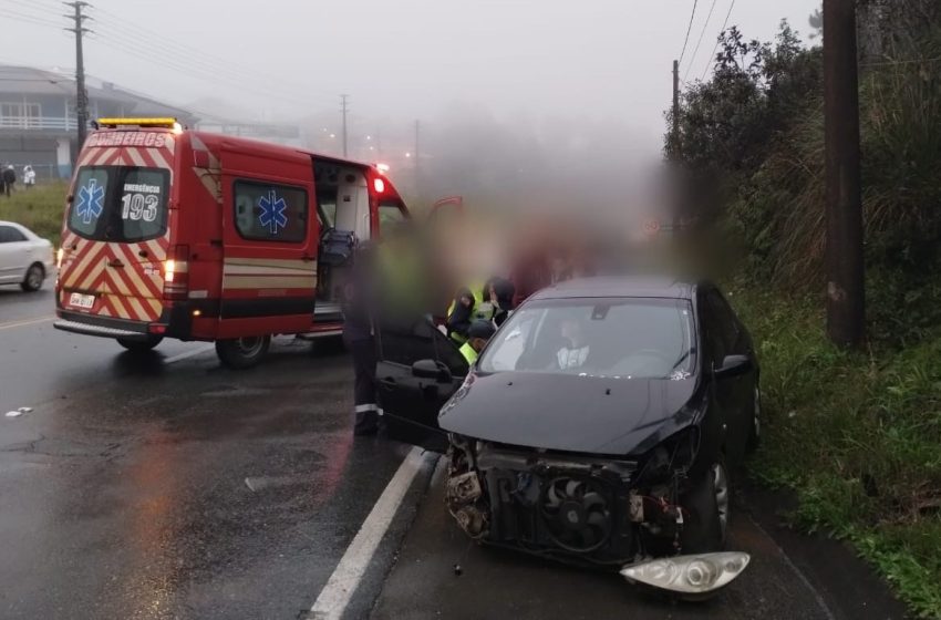  VÍDEO: Acidente assustador na SC-418