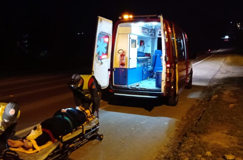  Acidente na SC-418 deixa uma pessoa ferida