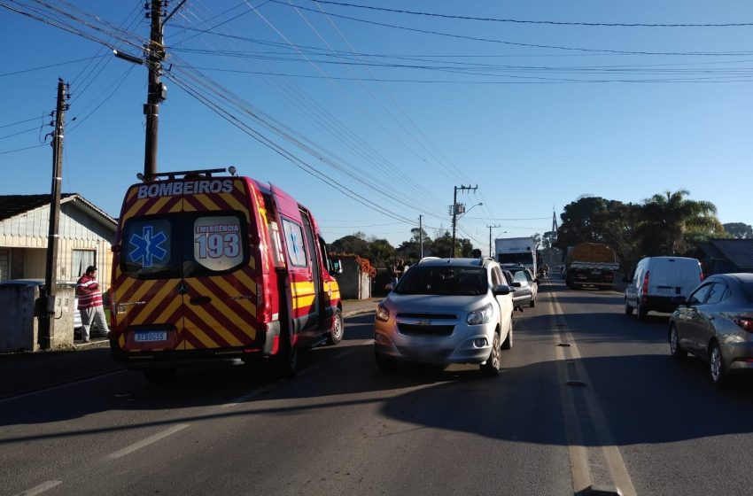  ATENÇÃO: acidente envolvendo 7 veículos no Mato Preto na manhã desta quinta-feira