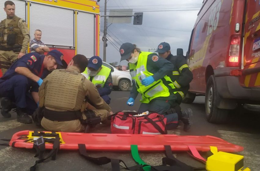  Garoto de 9 anos é atropelado na tarde desta segunda-feira