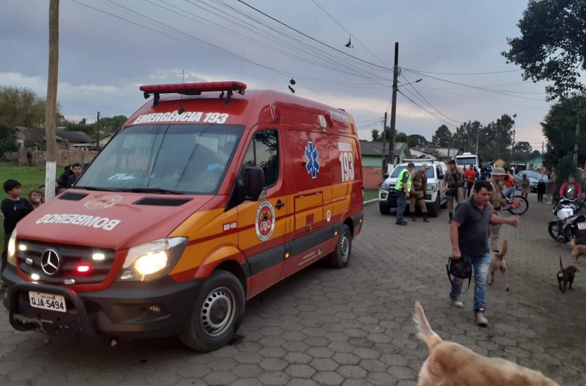  Motociclista se fere em acidente