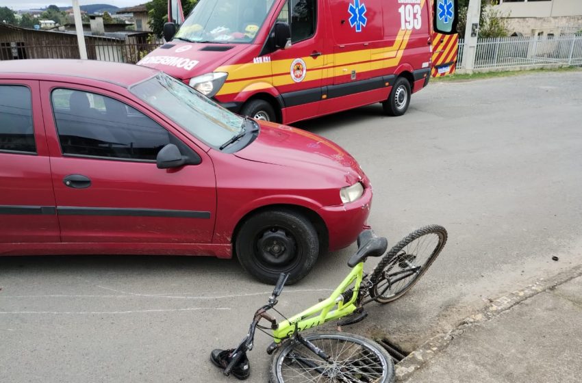  Garoto de 12 anos é atropelado na manhã desta terça-feira