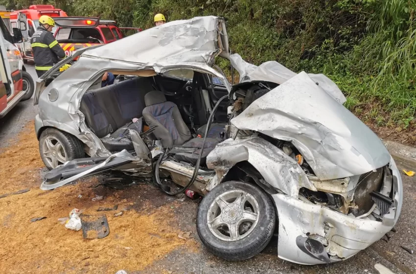  Acidente gravíssimo deixa um morto e três gravemente feridos