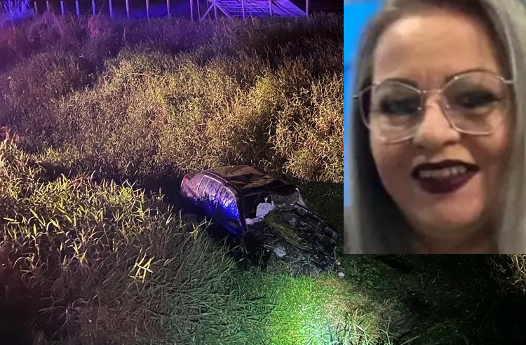  Mulher é arremessada e morre após choque frontal entre carros