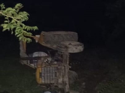  MAIS UMA TRAGÉDIA: Idoso morre em acidente com trator