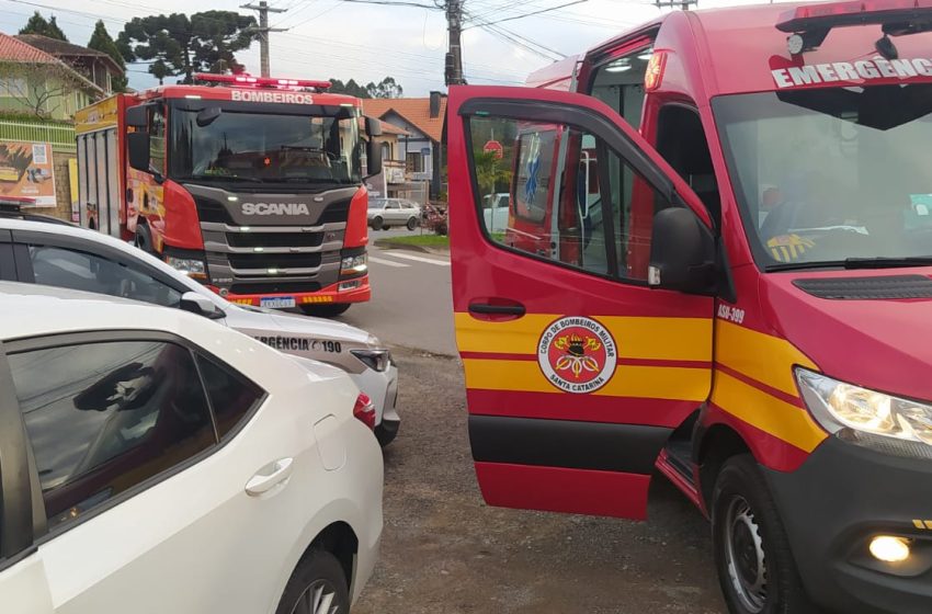  Homem é conduzido ao hospital após acidente no bairro Centenário