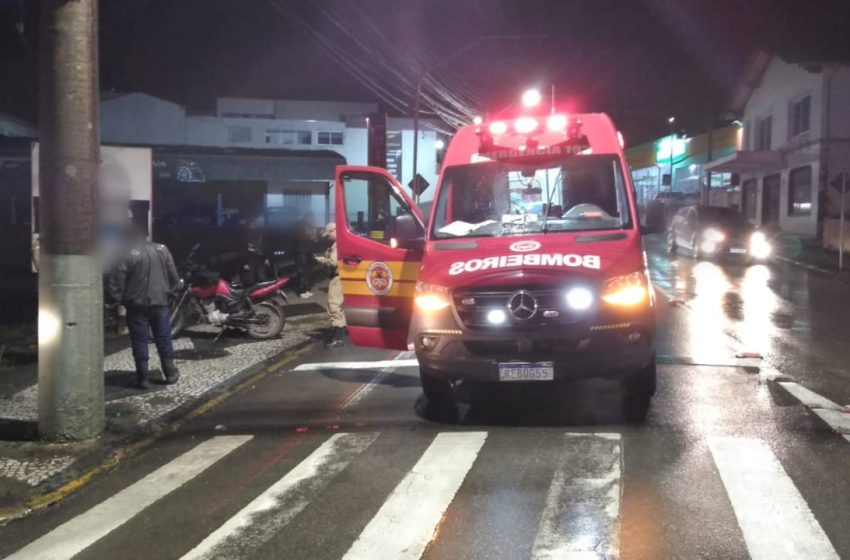  Mulher é encaminhada ao hospital com suspeita de fratura
