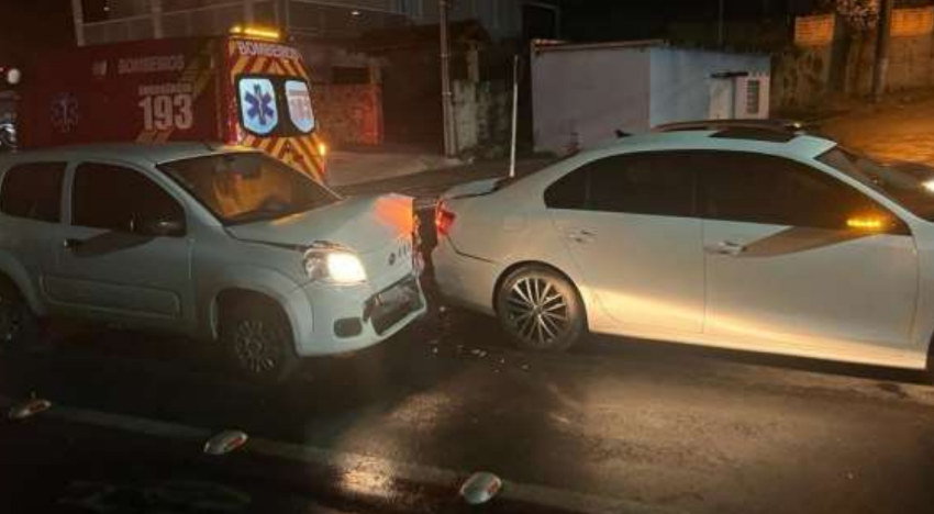 Acidente na madrugada desta quarta no bairro Progresso