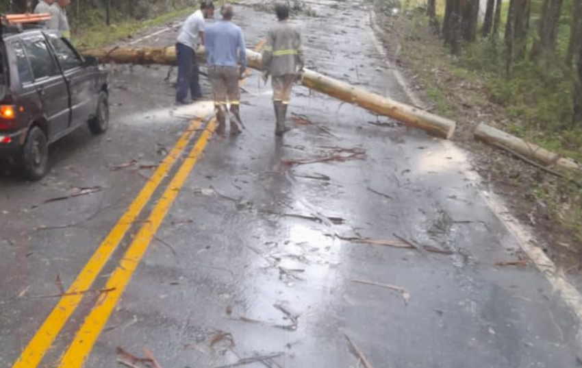  Nove cidades ficaram sem fornecimento de energia elétrica na tarde desta segunda-feira