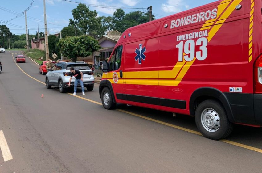  Criança de três anos sofre atropelamento e fica ferida