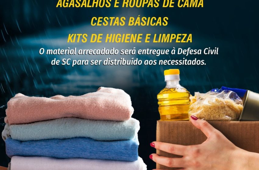  PRF realiza campanha de arrecadação para desabrigados da enchente