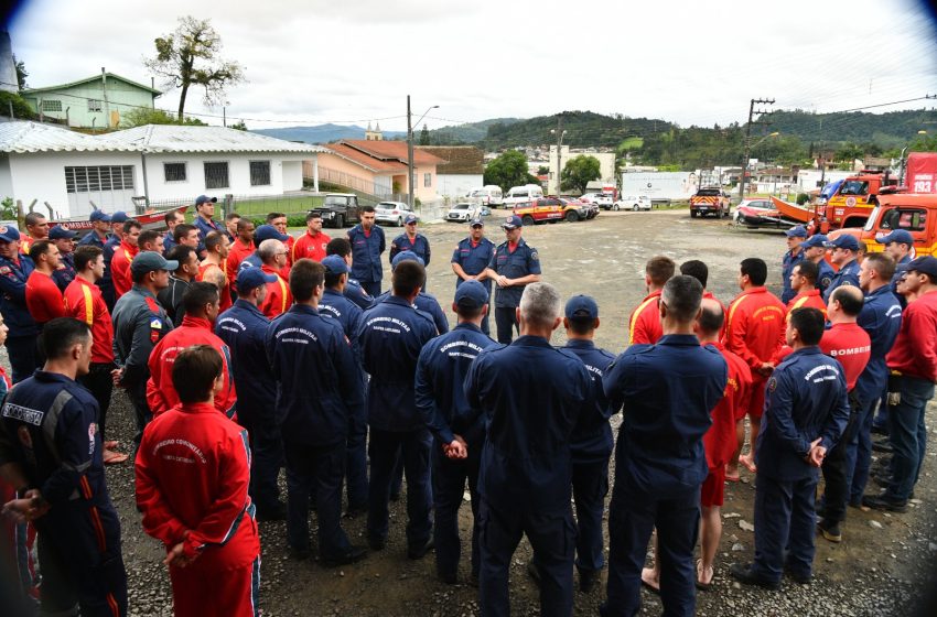  ENCHENTES: CBMSC tem a maior operação de socorro e utilização de todas as equipes especializadas