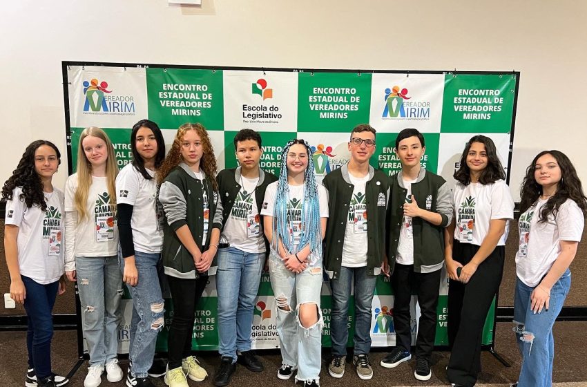  Vereadores Mirins participam de Encontro Estadual