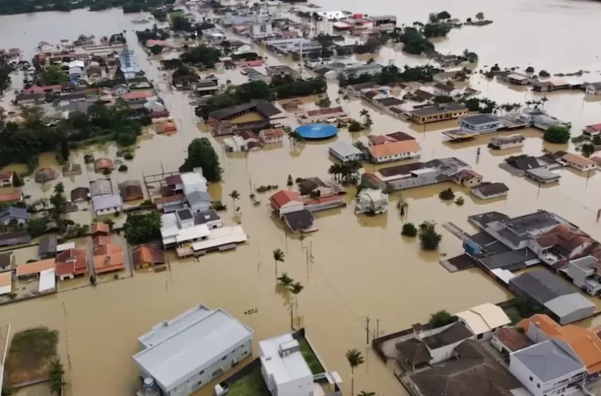  Chuva volta a SC e traz risco alto de inundações