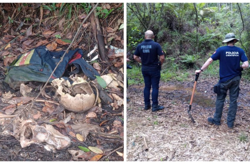  Ossada é encontrada em Schroeder; polícia civil investiga o caso