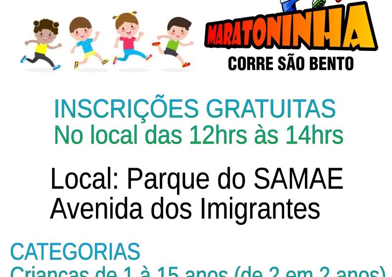  24ª Edição do Circuito Escolar de Maratoninha Corre São Bento