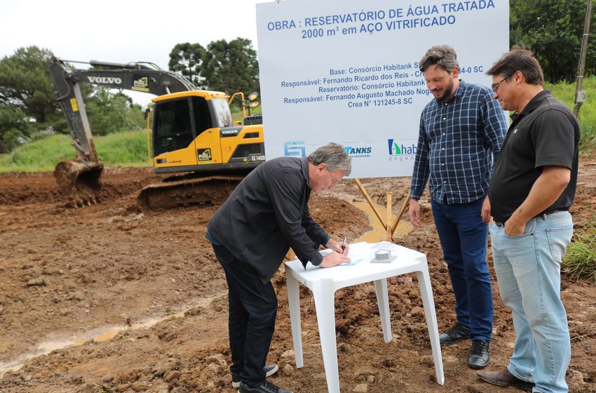 Bairro Centenário terá novo reservatório de água