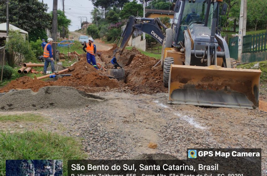  Rio Banhados recebe rede de coleta de esgoto sanitário